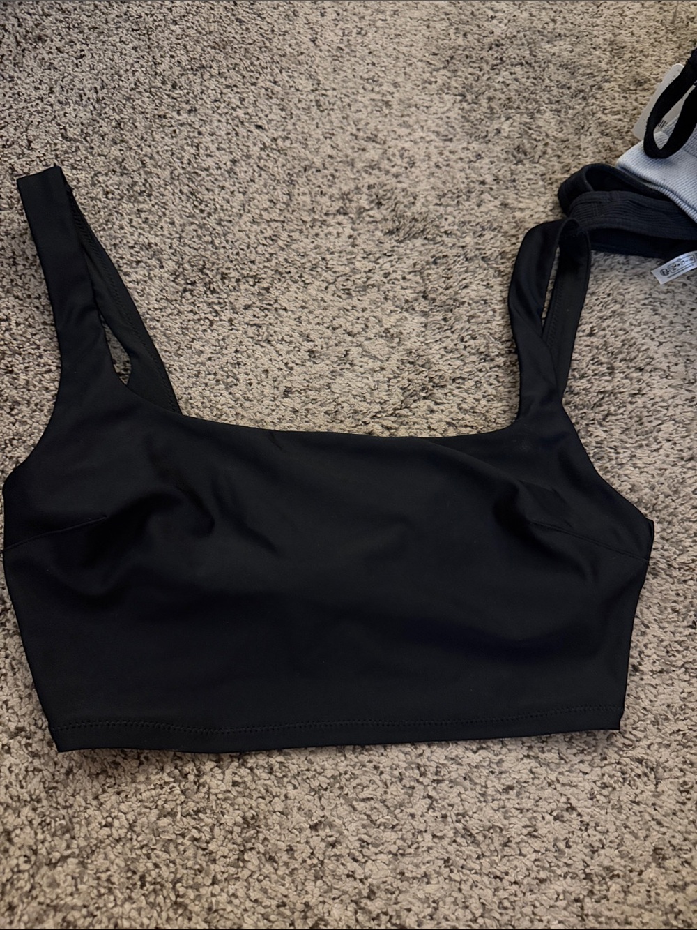 Black Women's Bralette Crop Top